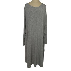 Ava & Viv gray cami midi dress 2X